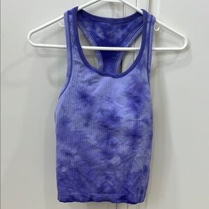 Lululemon size 10 Purple Tie-Dye Women's Tank Top